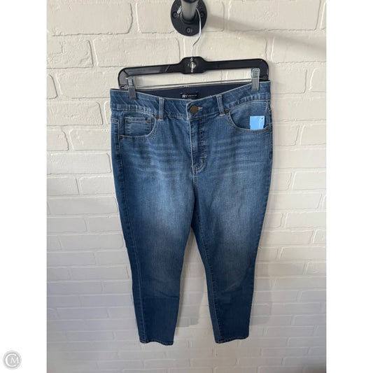 Jeans Skinny By Jones New York In Blue Denim, Size: 10