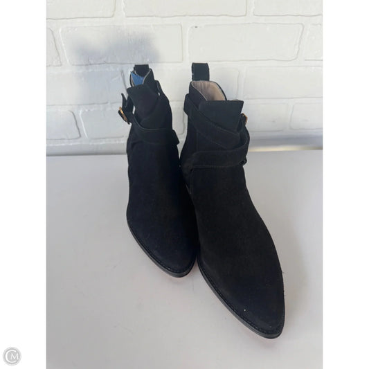 Boots Ankle Heels By Banana Republic In Black, Size: 7