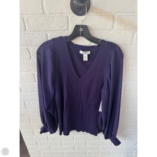 Sweater By White House Black Market In Purple, Size: Xl