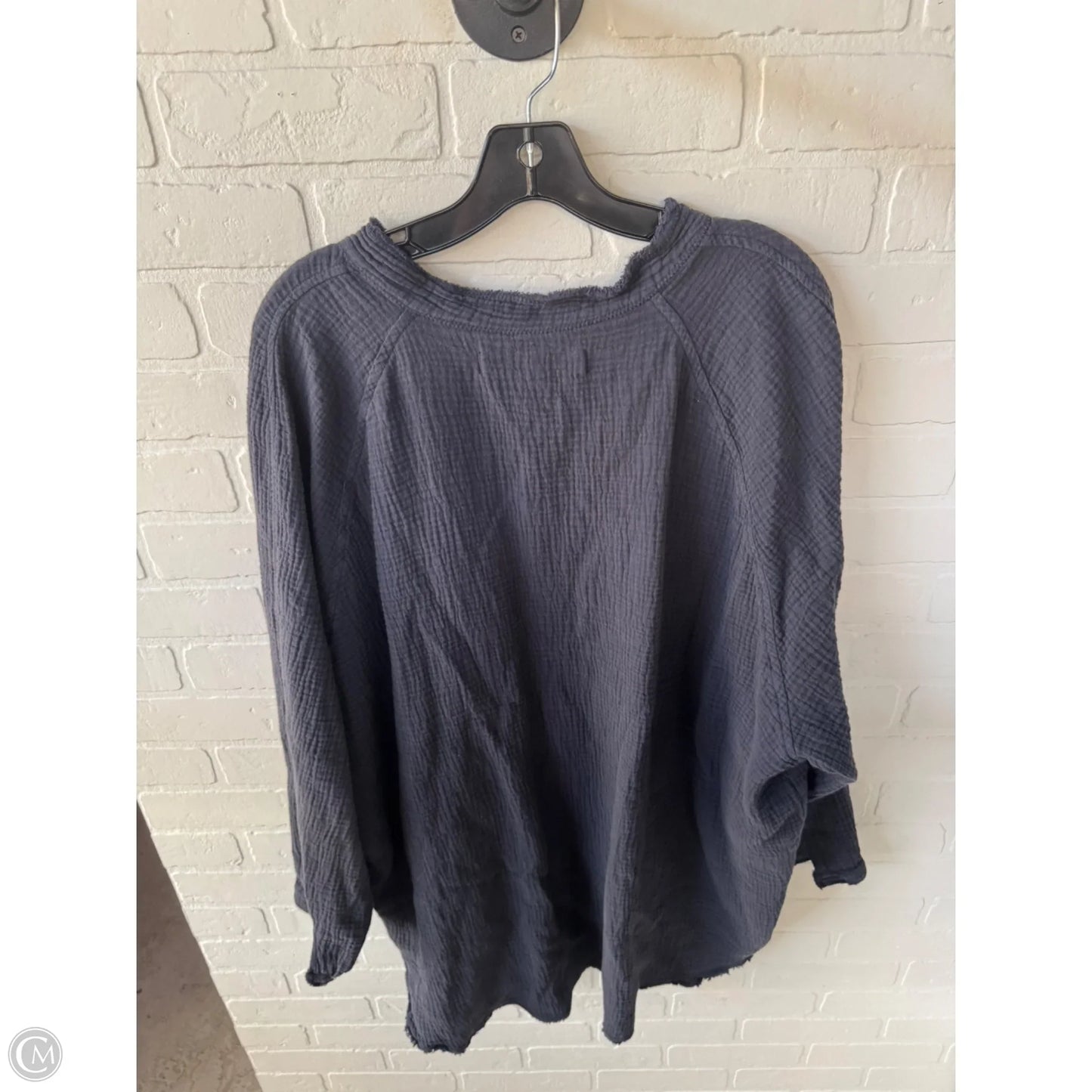 Top Long Sleeve By We The Free In Grey, Size: Xl