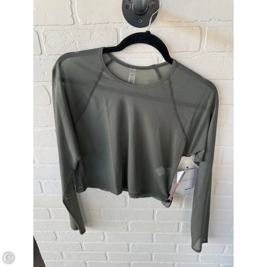 Athletic Top Long Sleeve Crewneck By Beyond Yoga In Green, Size: L
