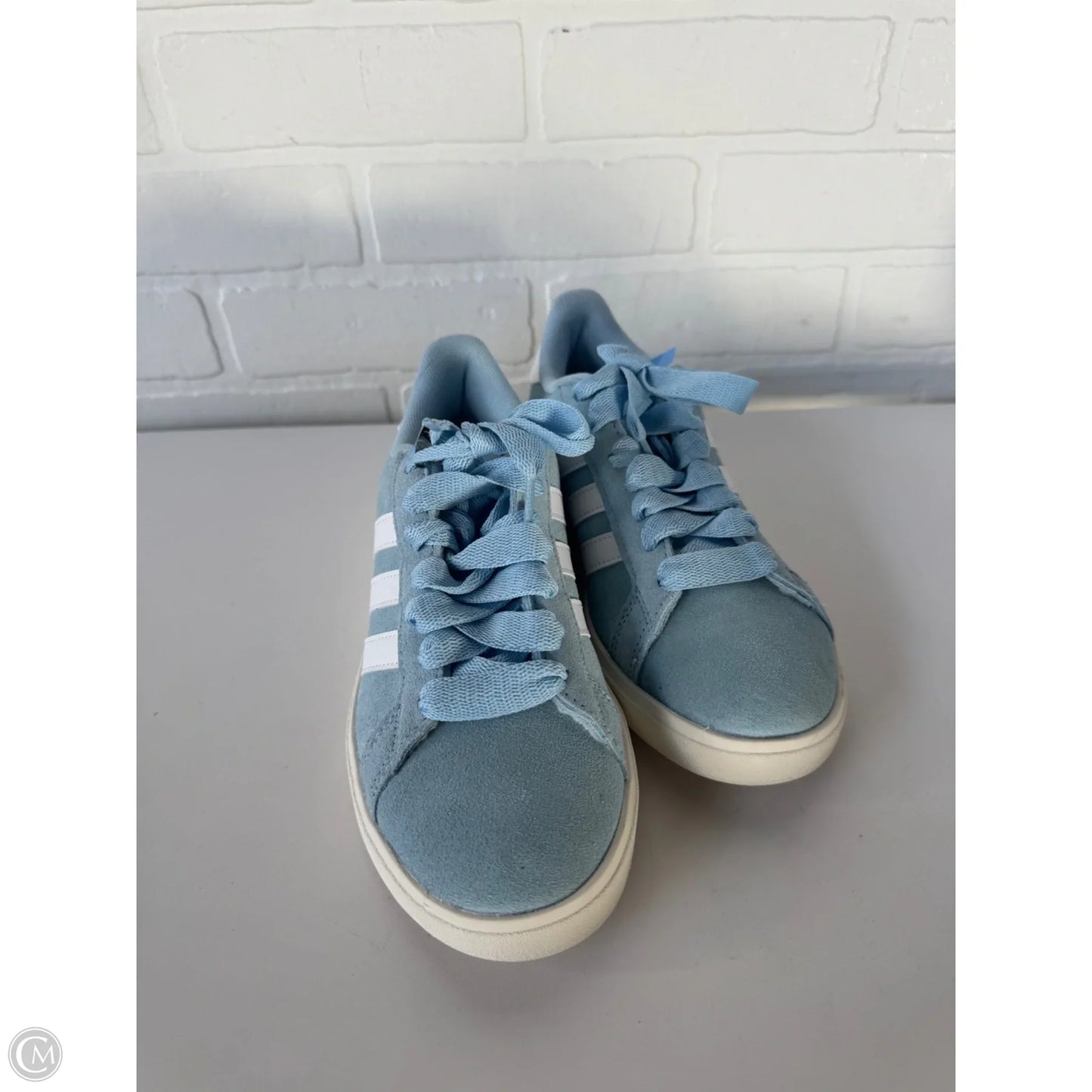 Shoes Sneakers By Adidas In Blue & White, Size: 6.5