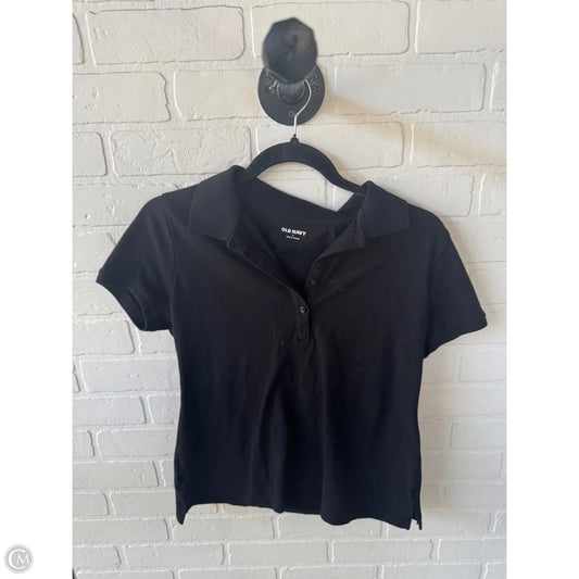Top Short Sleeve By Old Navy In Black, Size: S