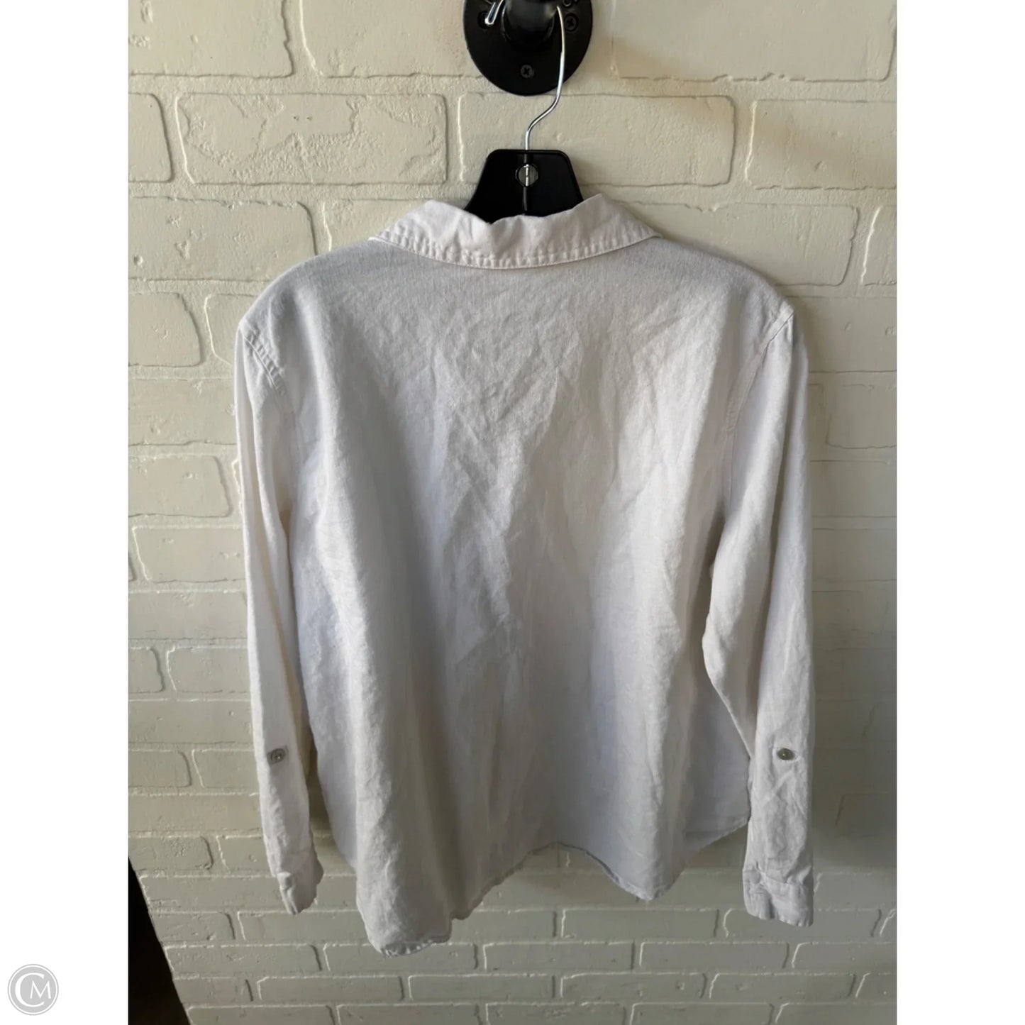 Top Long Sleeve By Orvis In White, Size: Xl