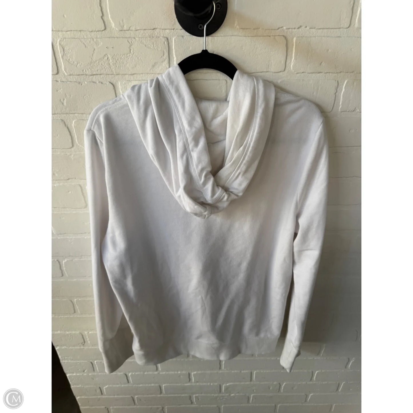 Sweatshirt Hoodie By Tommy Hilfiger In White, Size: Xl