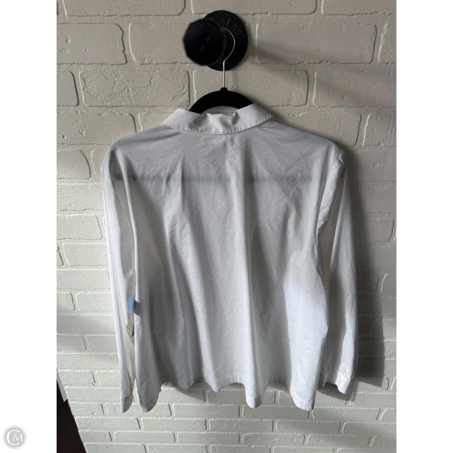 Top Long Sleeve By J. Jill In White, Size: Xlp