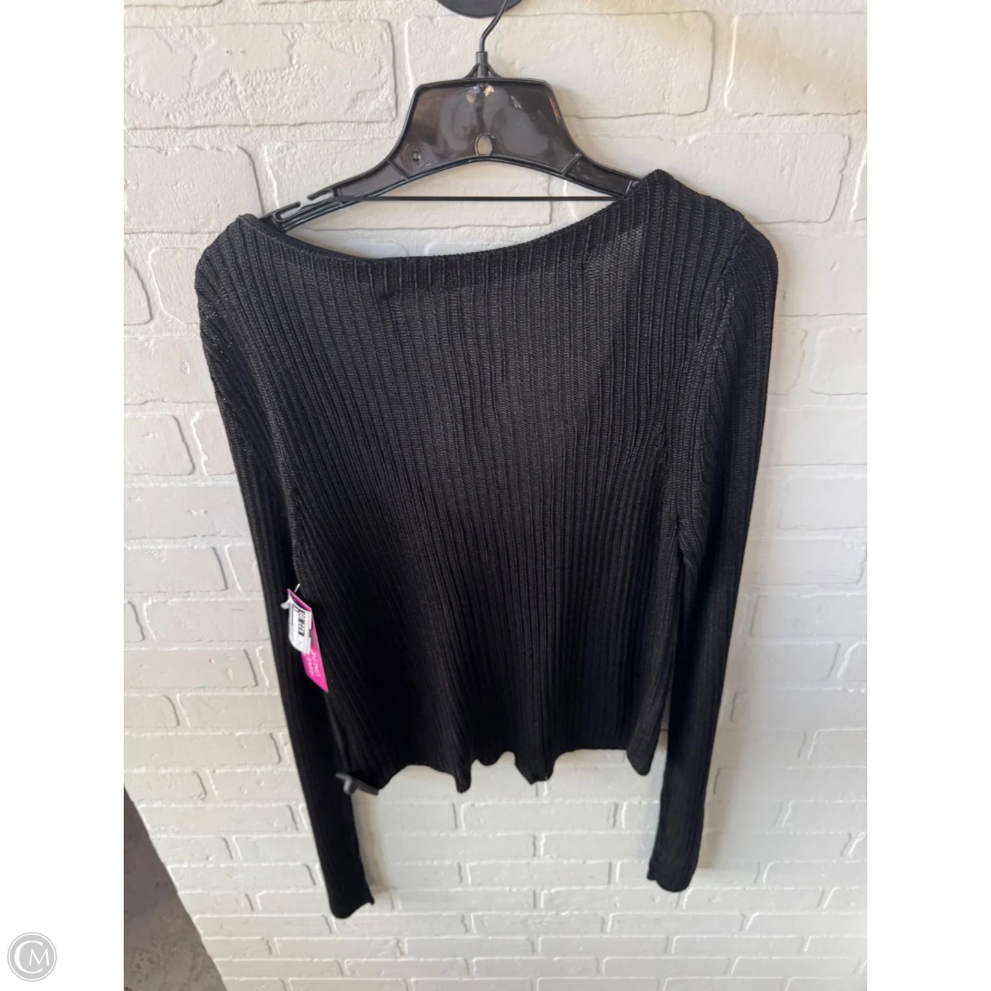 Sweater Cardigan By Free People In Black, Size: Xl