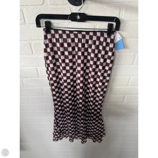 Skirt Maxi By Cme In Brown & White, Size: 4