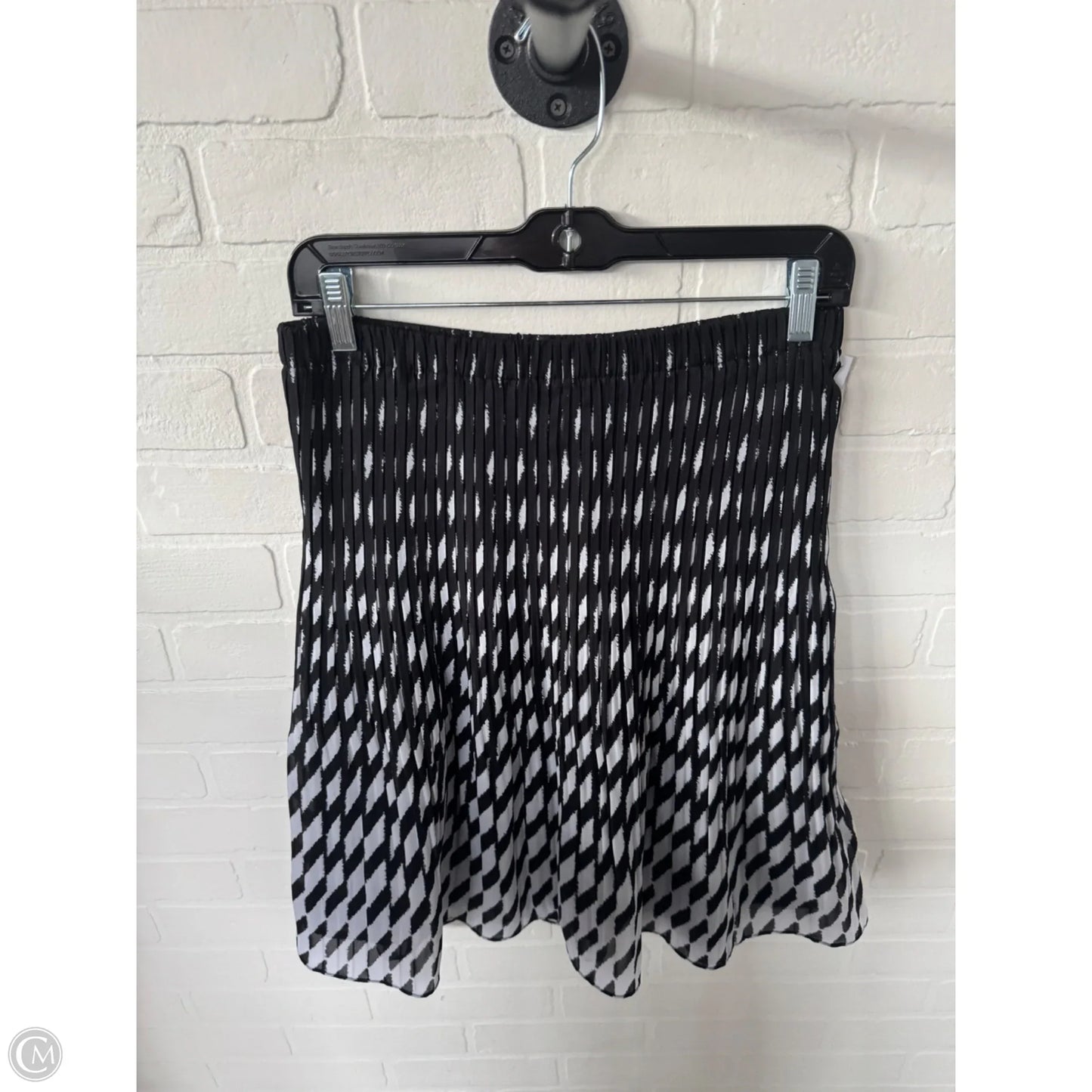 Skirt Midi By Alfani In Black & White, Size: 4