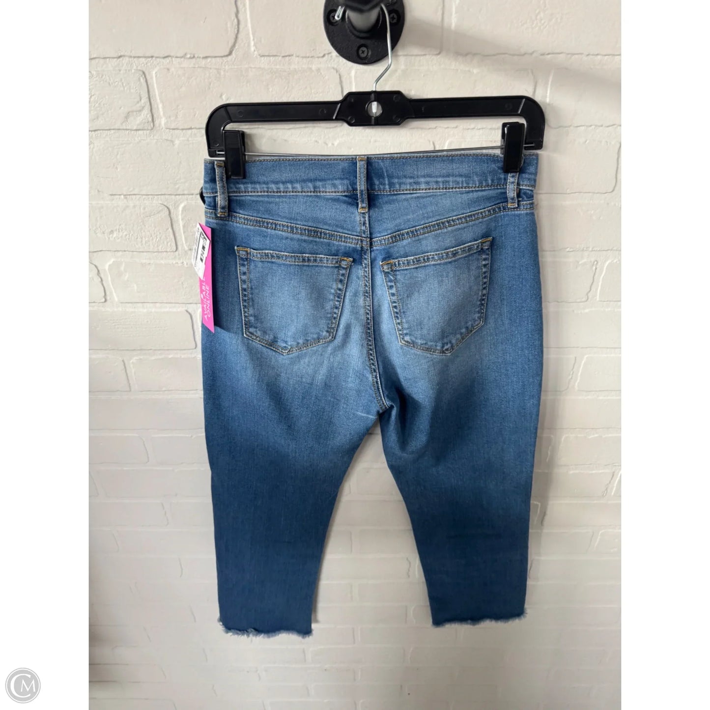Jeans Straight By Loft In Blue Denim, Size: 2