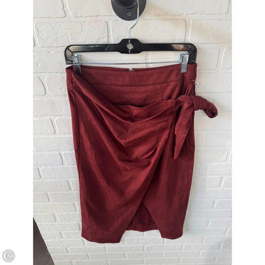 Skirt Maxi By Commense In Brown, Size: 8