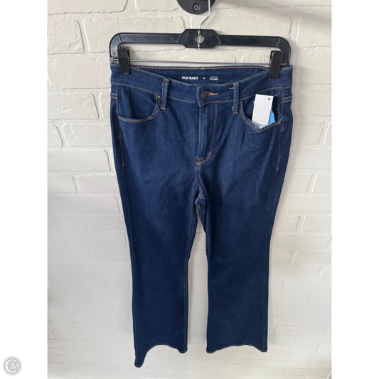 Jeans Flared By Old Navy In Blue Denim, Size: 4