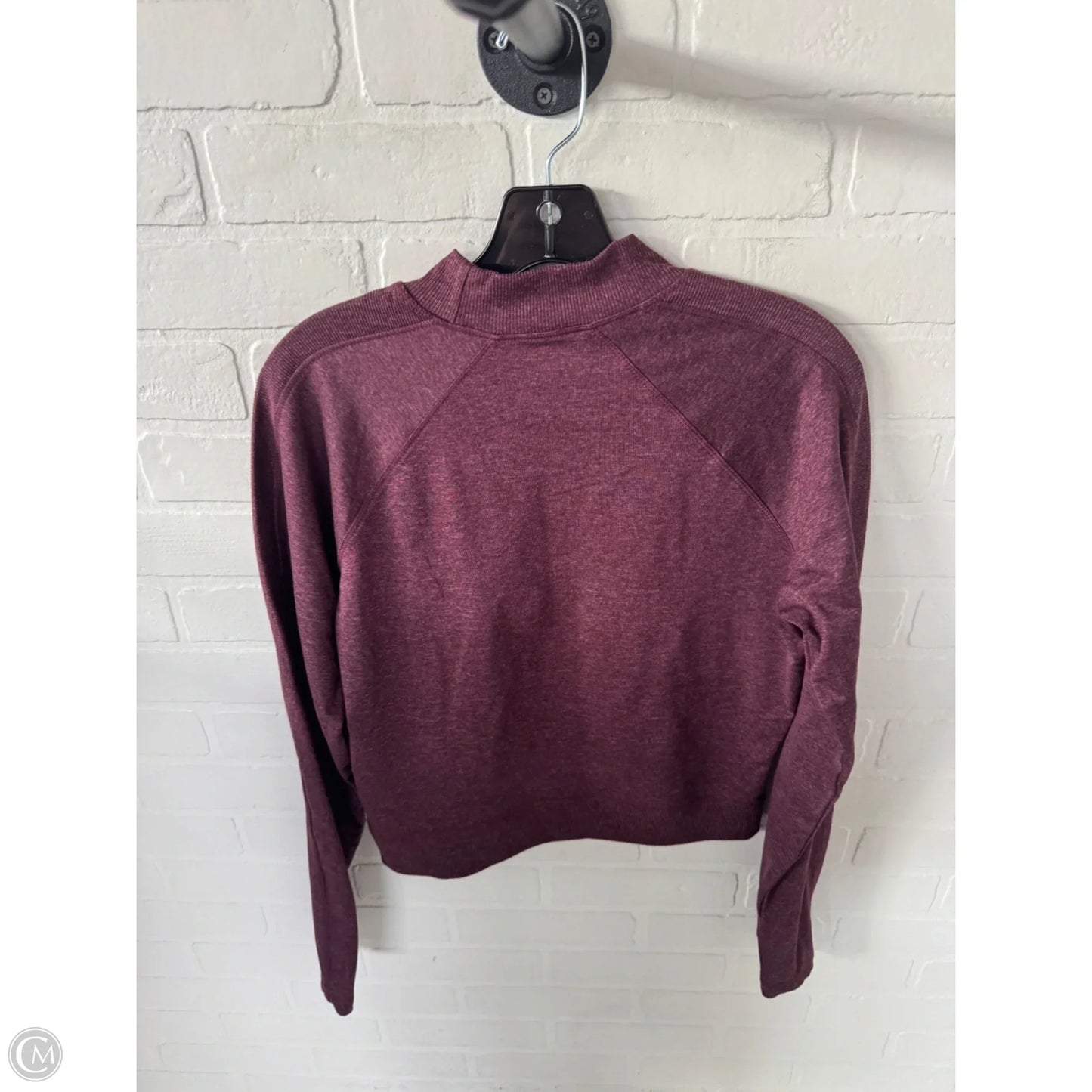 Athletic Top Long Sleeve Crewneck By Old Navy In Purple, Size: M