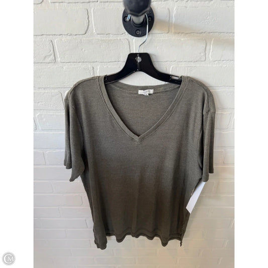 Top Short Sleeve By Z Supply In Grey, Size: M