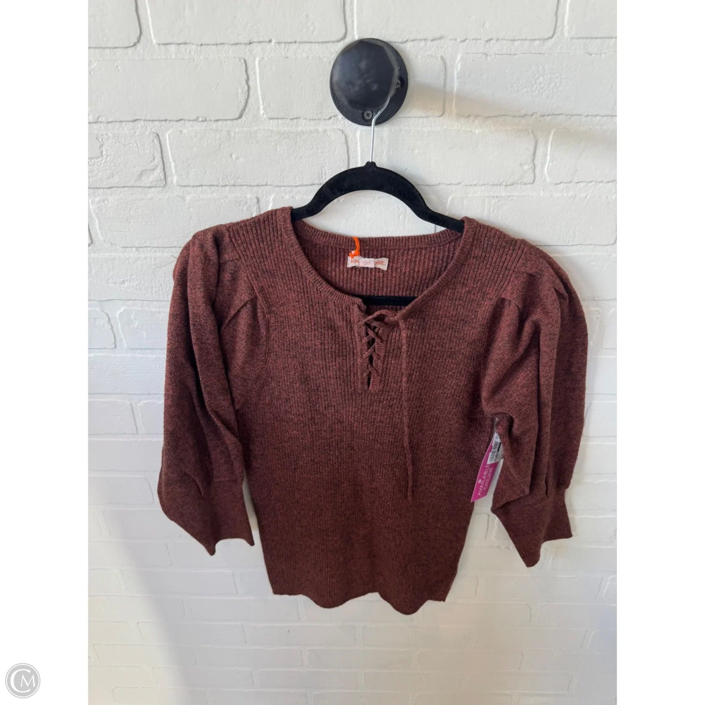 Sweater By Knox Rose In Orange, Size: M