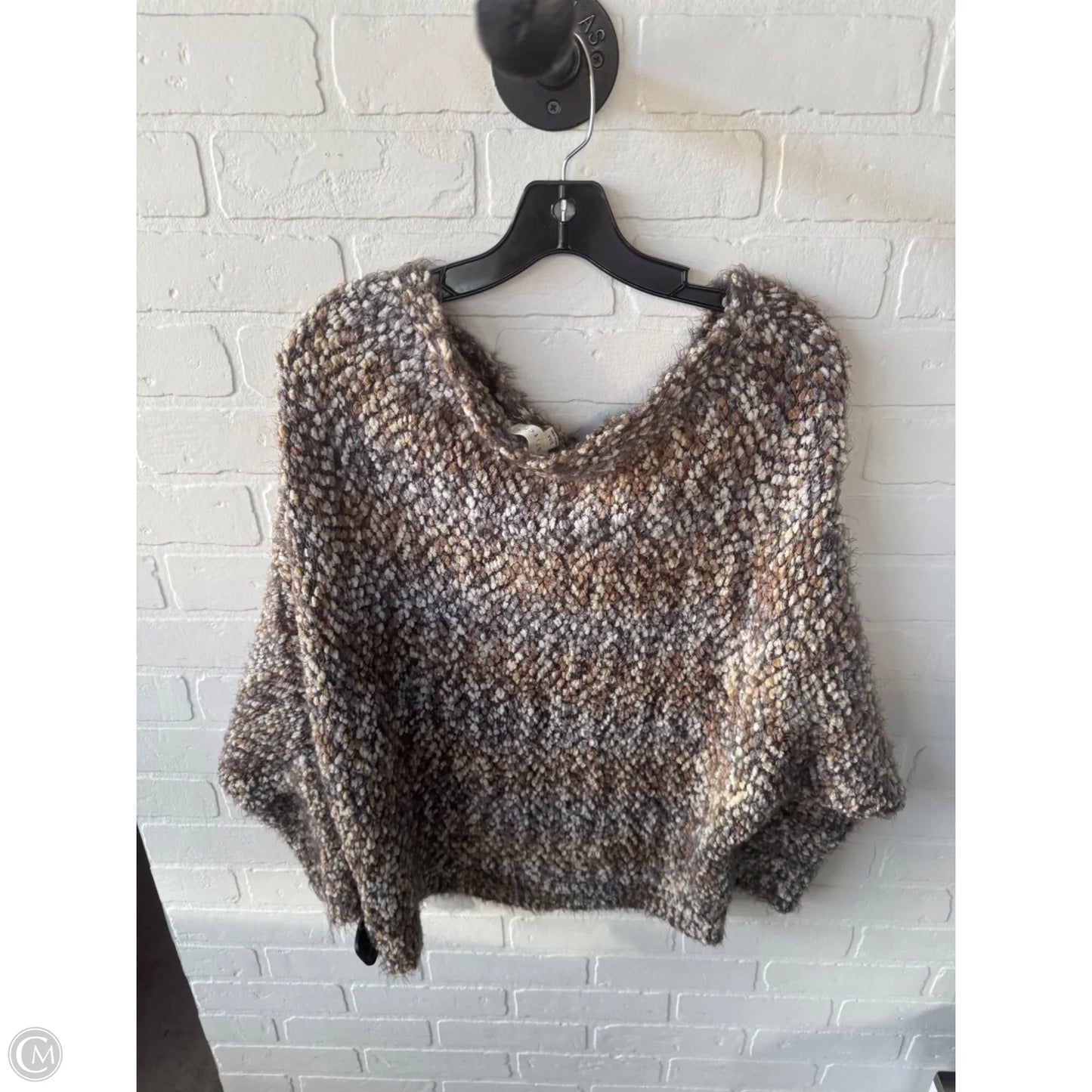 Sweater By Lovestitch In Brown & Grey, Size: S