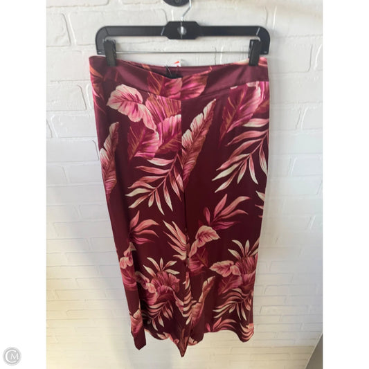 Pants Wide Leg By Ann Taylor In Red, Size: 4