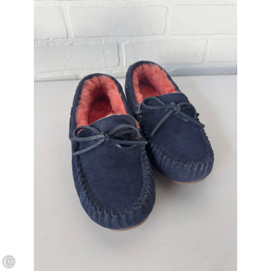 Shoes Flats By Emu In Blue, Size: 7