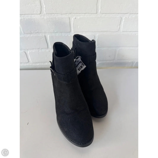 Boots Ankle Heels By Justfab In Black, Size: 9