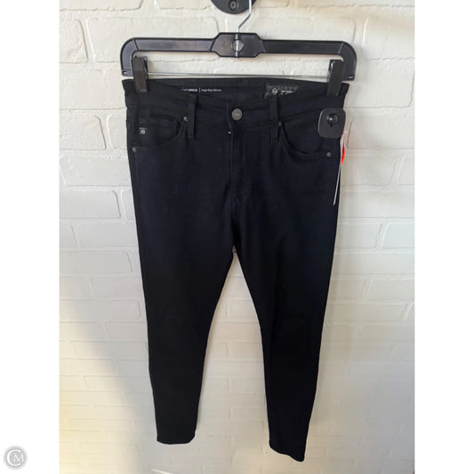 Jeans Skinny By Ag Jeans In Black, Size: 2