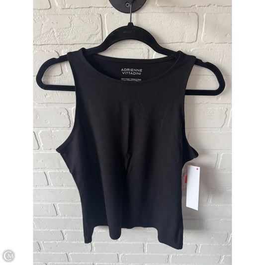 Tank Top By Adrienne Vittadini In Black, Size: L