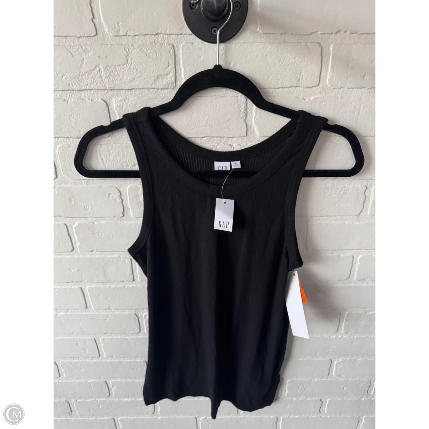 Tank Top By Gap In Black, Size: M