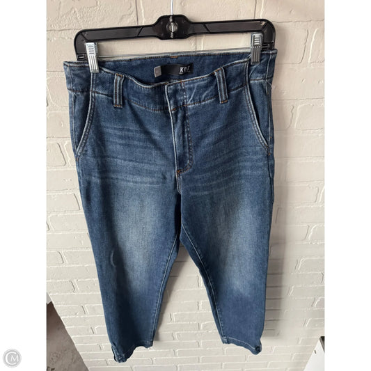 Jeans Straight By Kut In Blue Denim, Size: 10