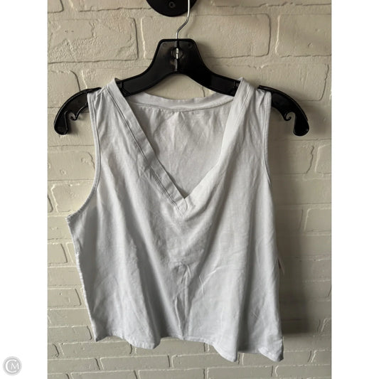 Top Sleeveless Basic By Cme In White, Size: L