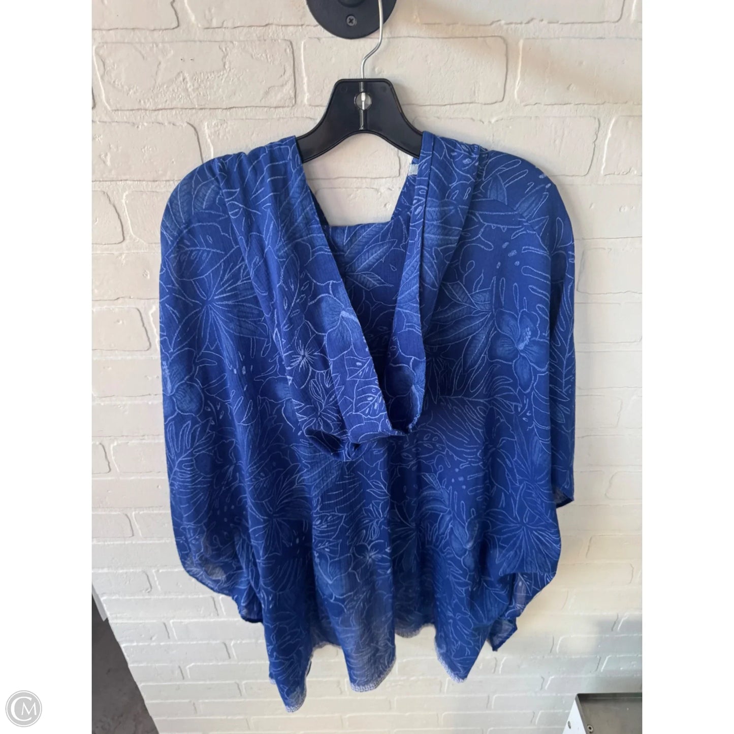 Swimwear Cover-up By Tommy Bahama In Blue & White, Size: S