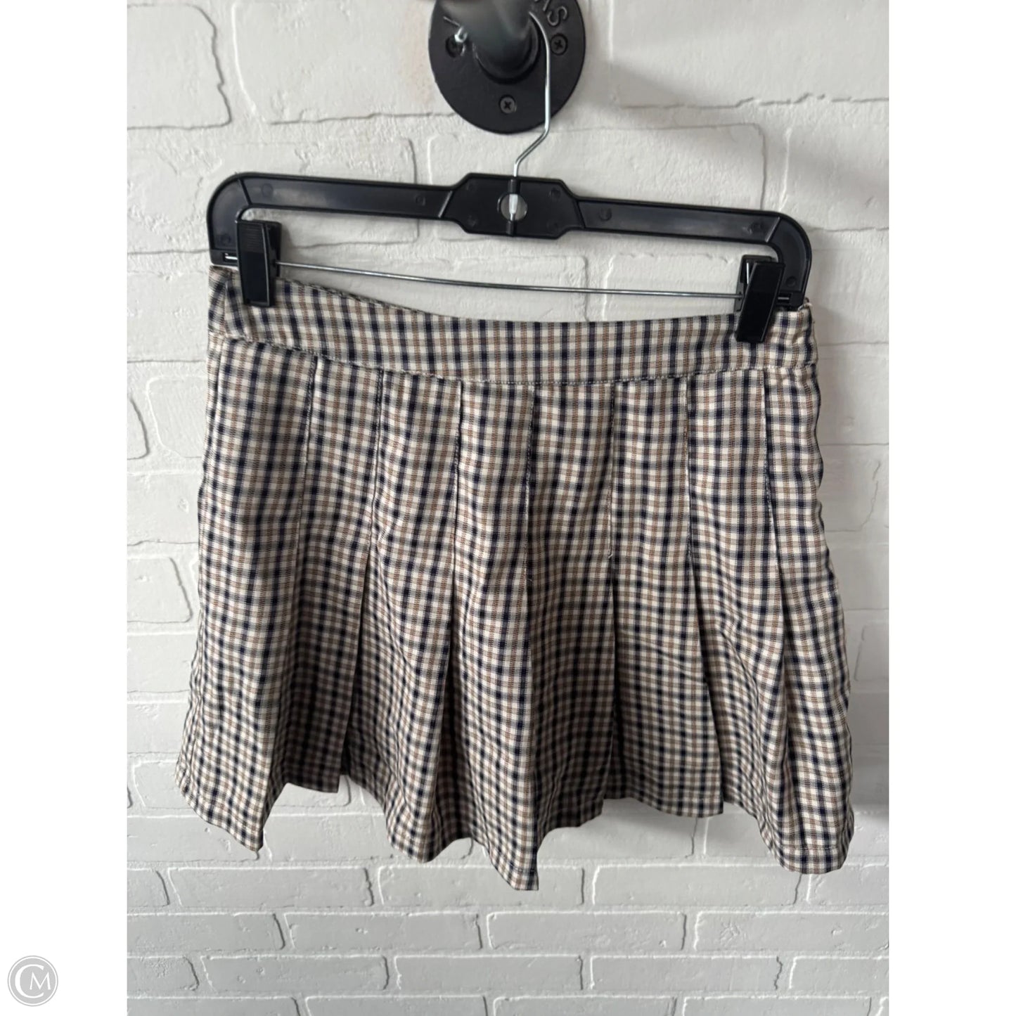 Skort By Hyfve In Blue & Cream, Size: 8