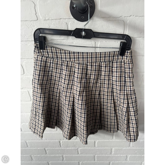 Skort By Hyfve In Blue & Cream, Size: 8