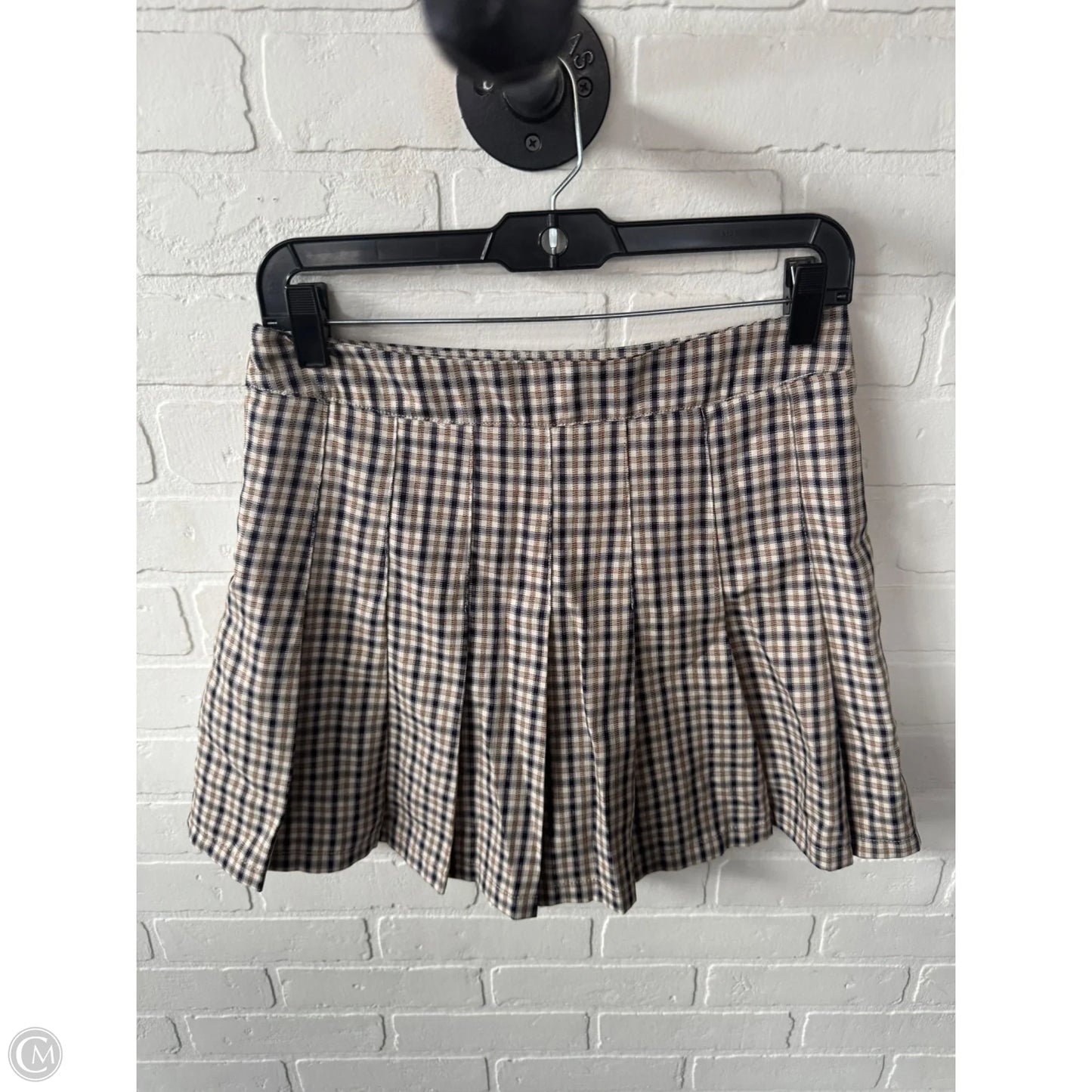 Skort By Hyfve In Blue & Cream, Size: 8