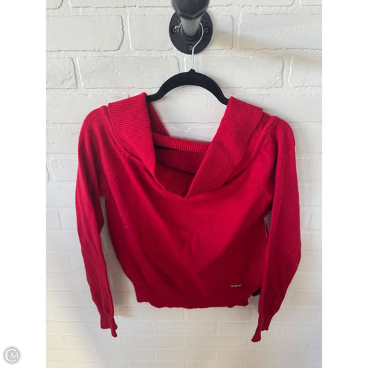 Sweater By Bebe In Red, Size: L