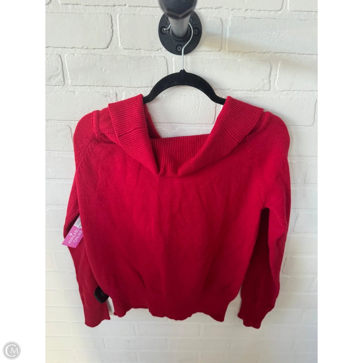 Sweater By Bebe In Red, Size: L