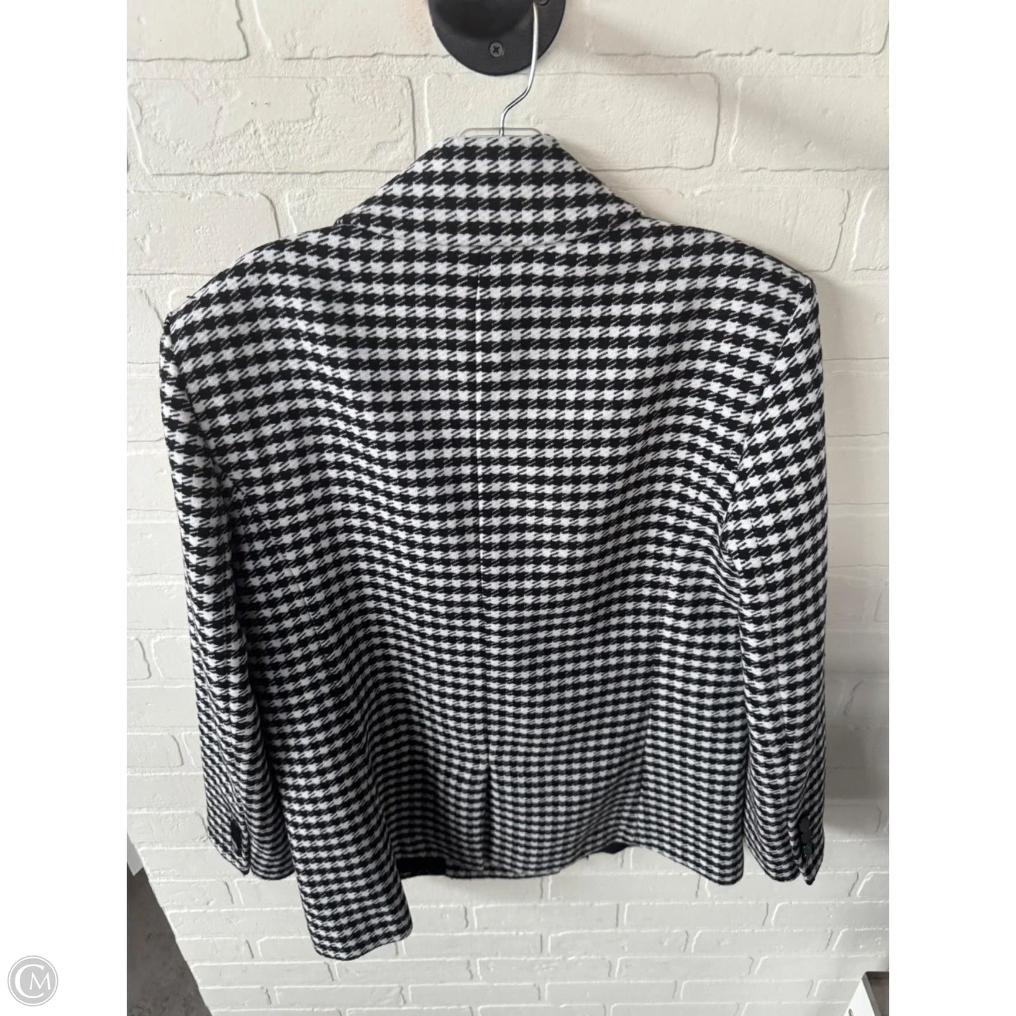 Blazer By Ann Taylor In Black & White, Size: M