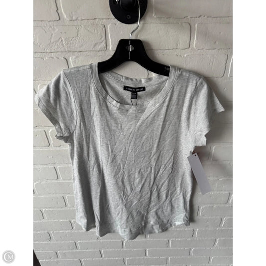 Top Short Sleeve Basic By Cable And Gauge In Grey, Size: S