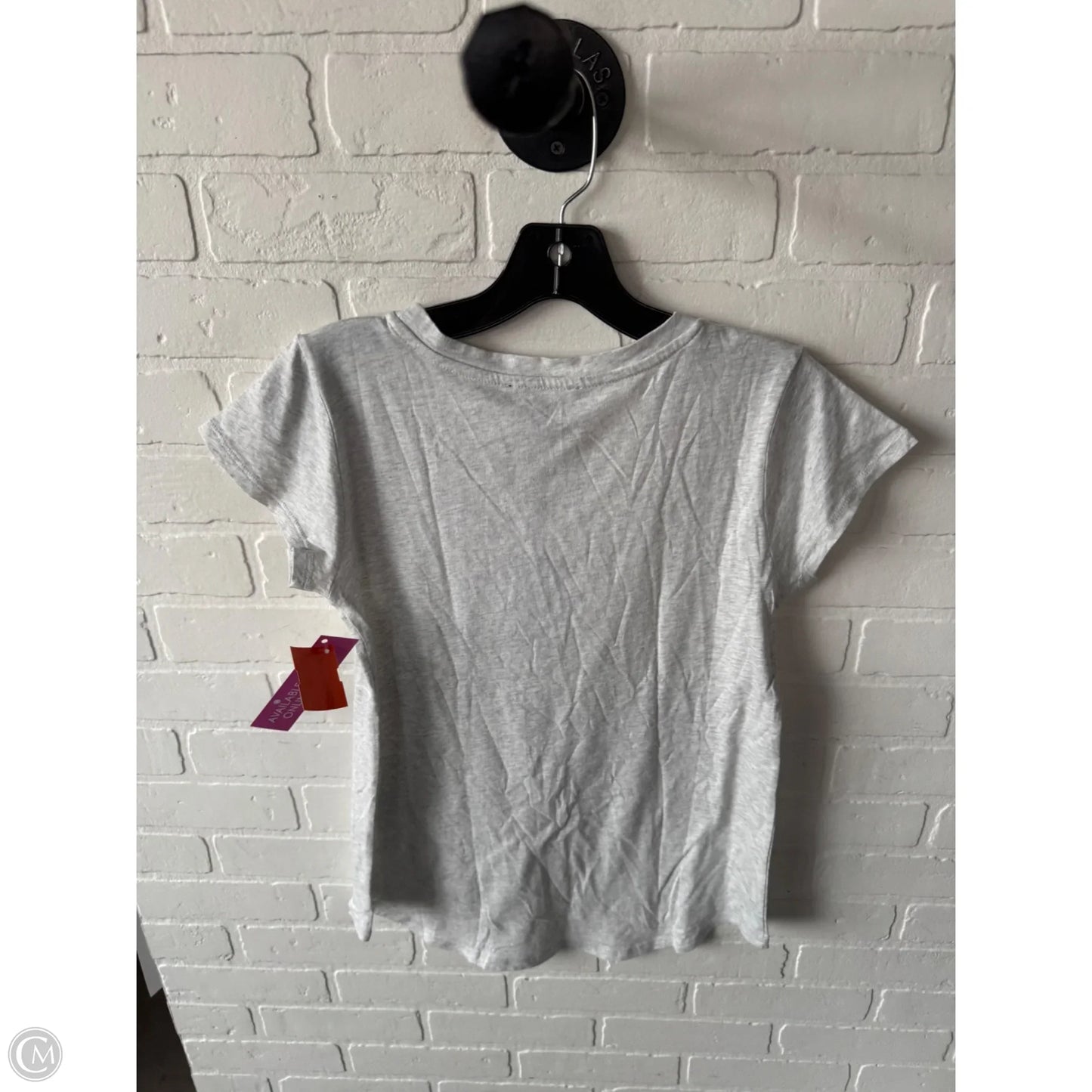 Top Short Sleeve Basic By Cable And Gauge In Grey, Size: S