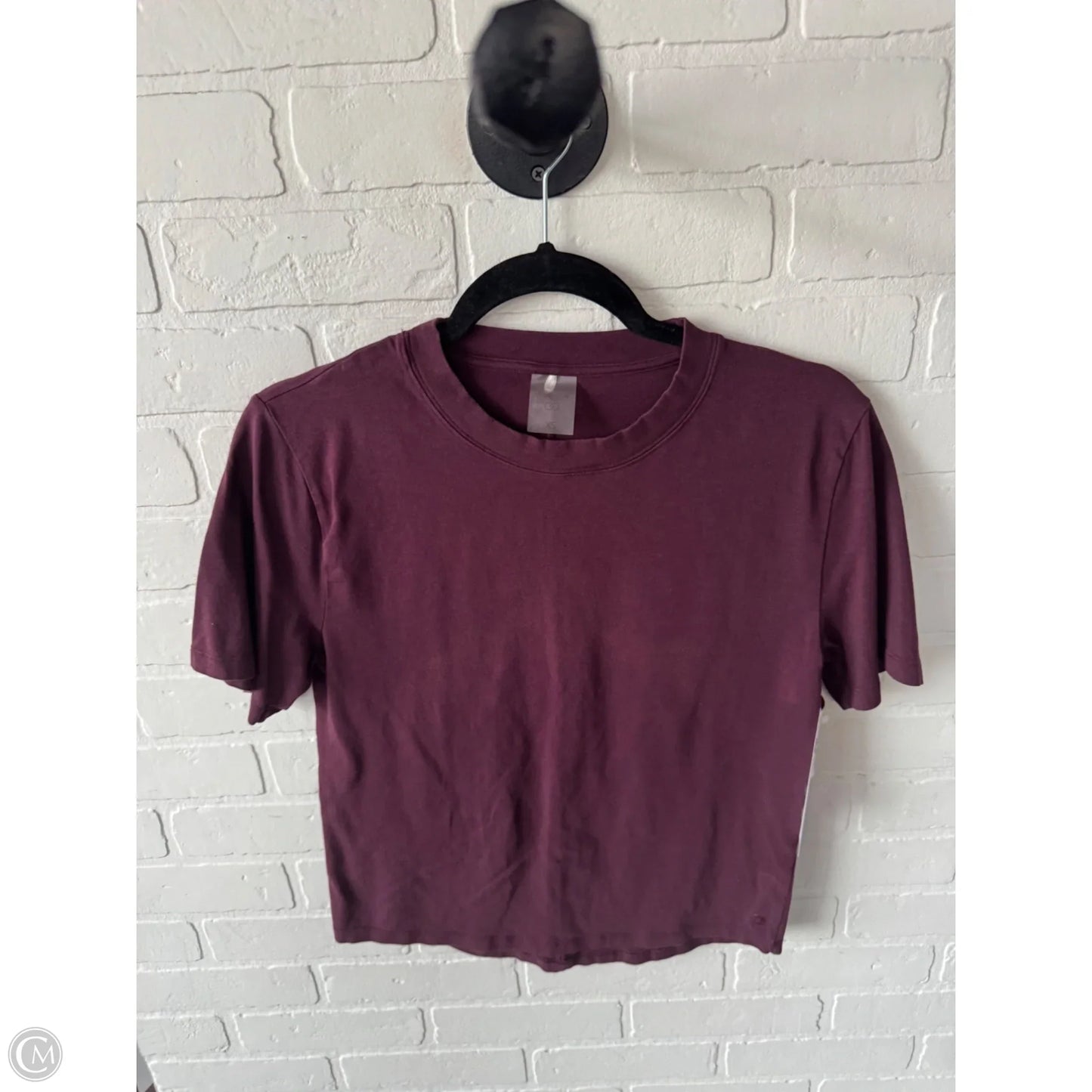 Athletic Top Short Sleeve By Calia In Purple, Size: Xs