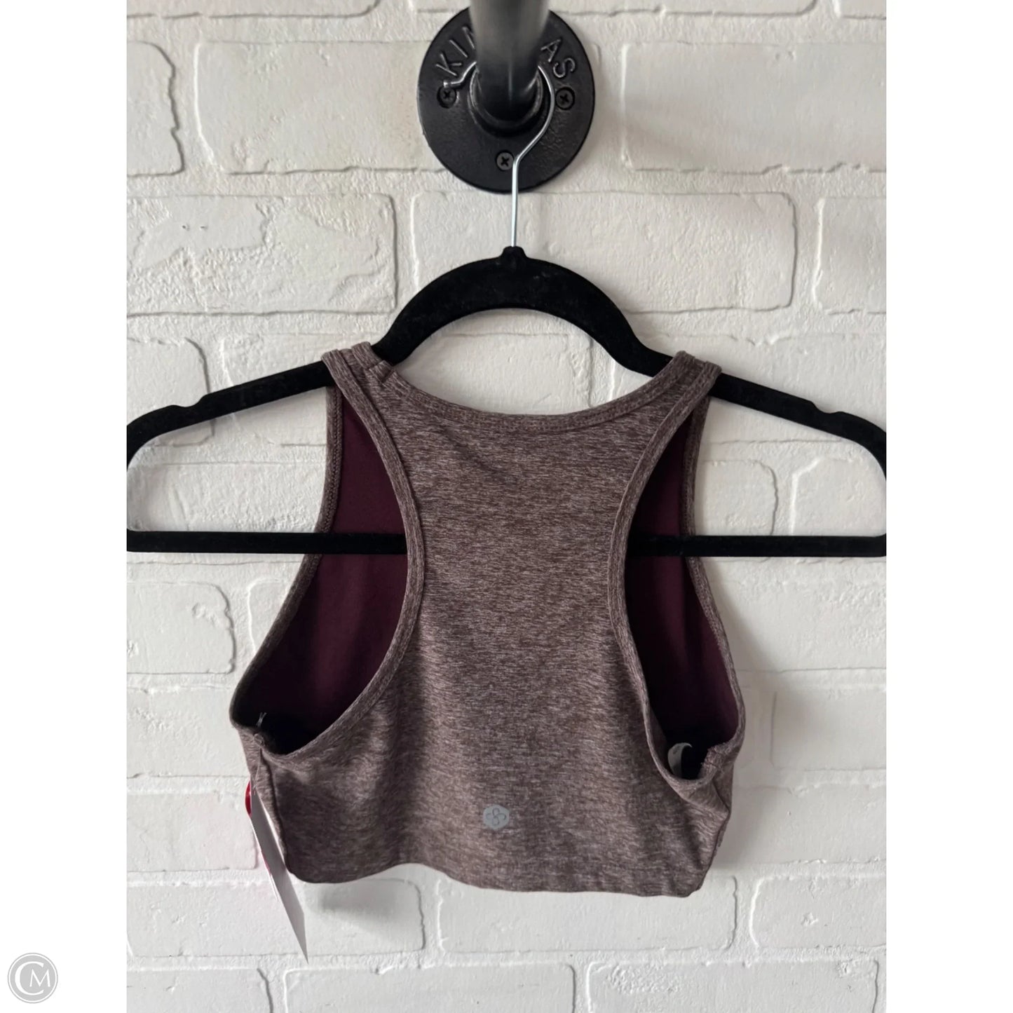 Athletic Bra By Cmc In Brown, Size: Xs