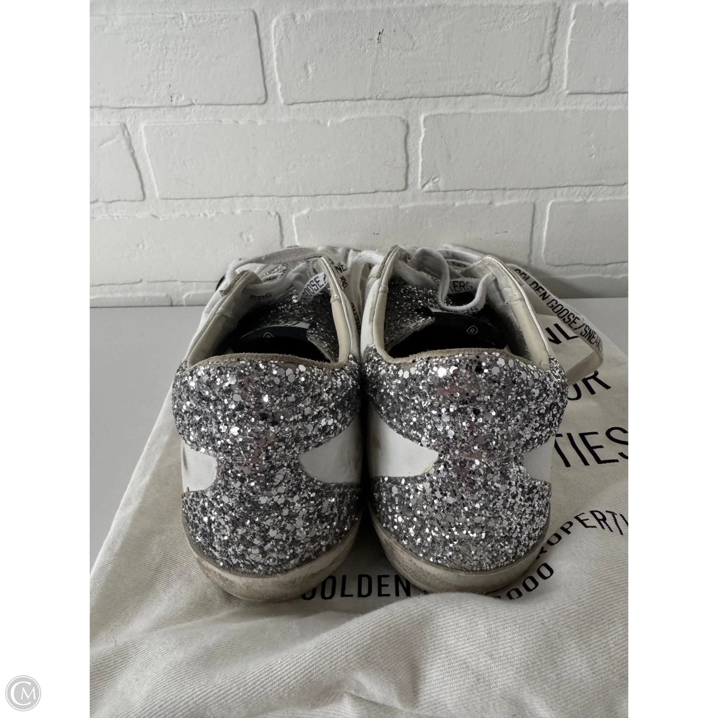 Shoes Luxury Designer By Golden Goose In White, Size: 7.5