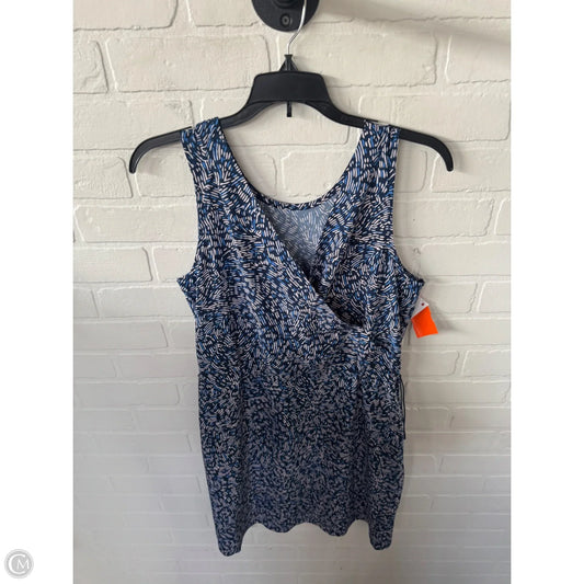 Athletic Dress By Title Nine In Blue & White, Size: S