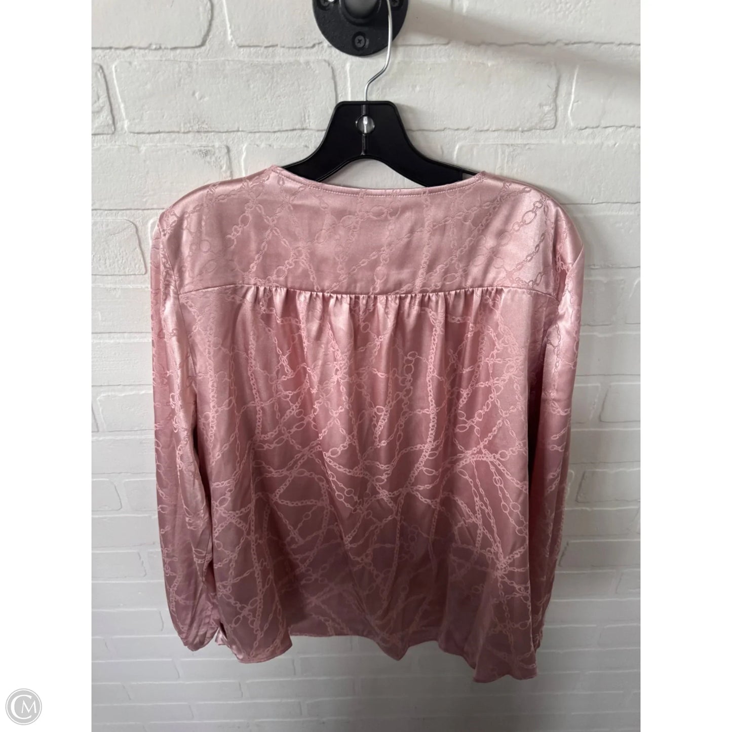 Top Long Sleeve By Inc In Pink, Size: Xl