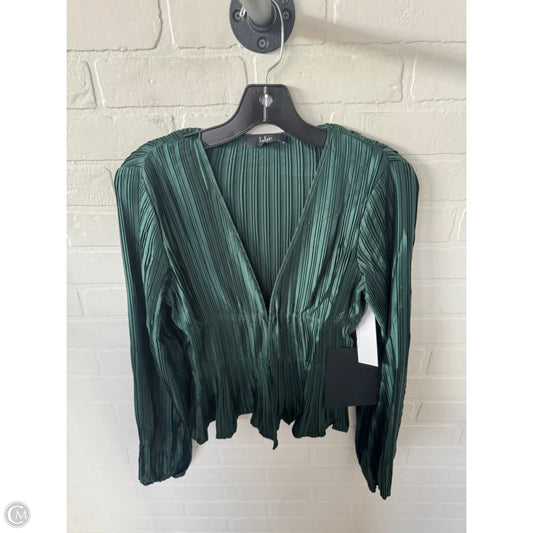 Top Long Sleeve By Lulus In Green, Size: Xs