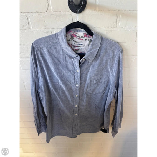 Top Long Sleeve By Tommy Bahama In Blue, Size: Xl