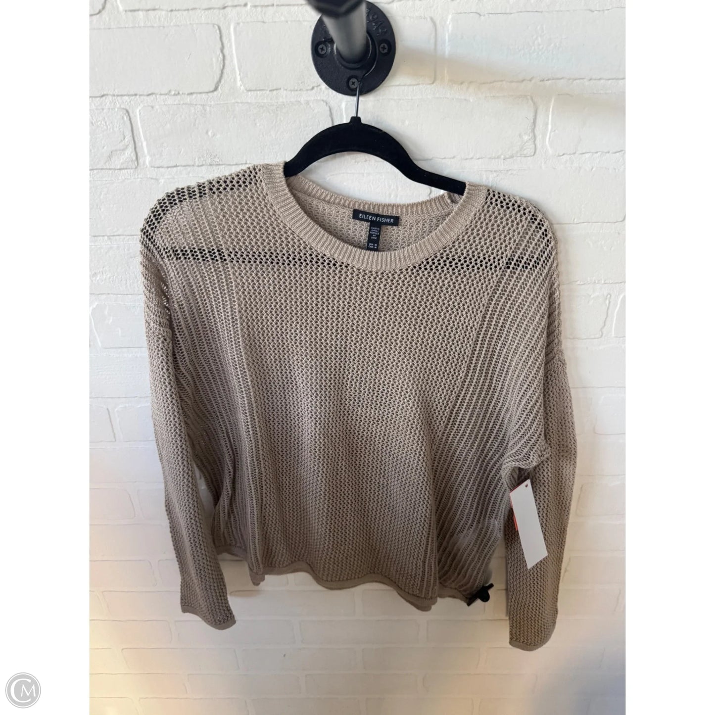 Sweater By Eileen Fisher In Tan, Size: M