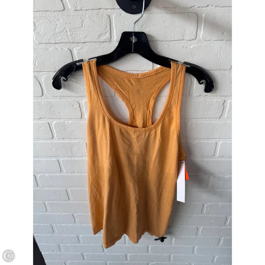 Athletic Tank Top By Lululemon In Orange, Size: M