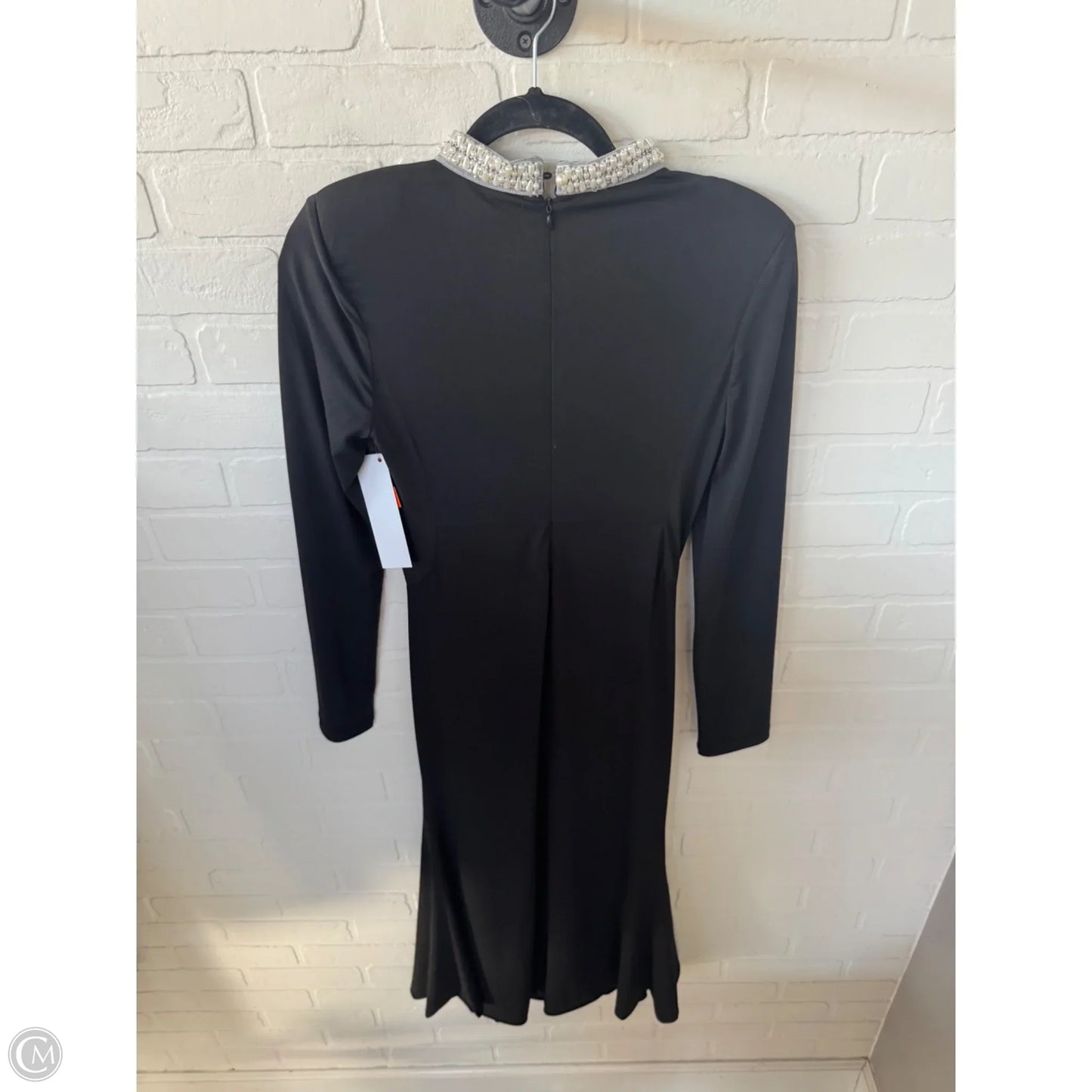 Dress Party Midi By Clothes Mentor In Black, Size: L