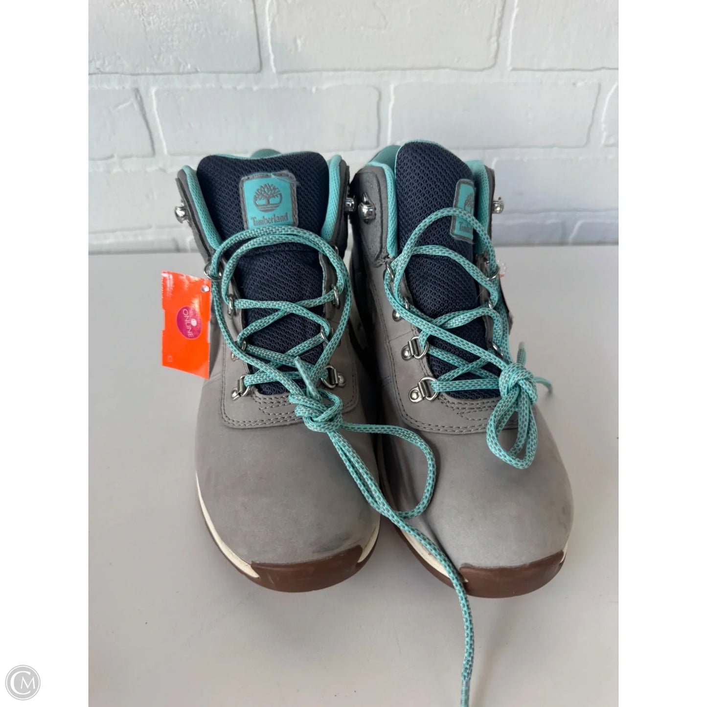 Boots Ankle Flats By Timberland In Grey, Size: 8.5