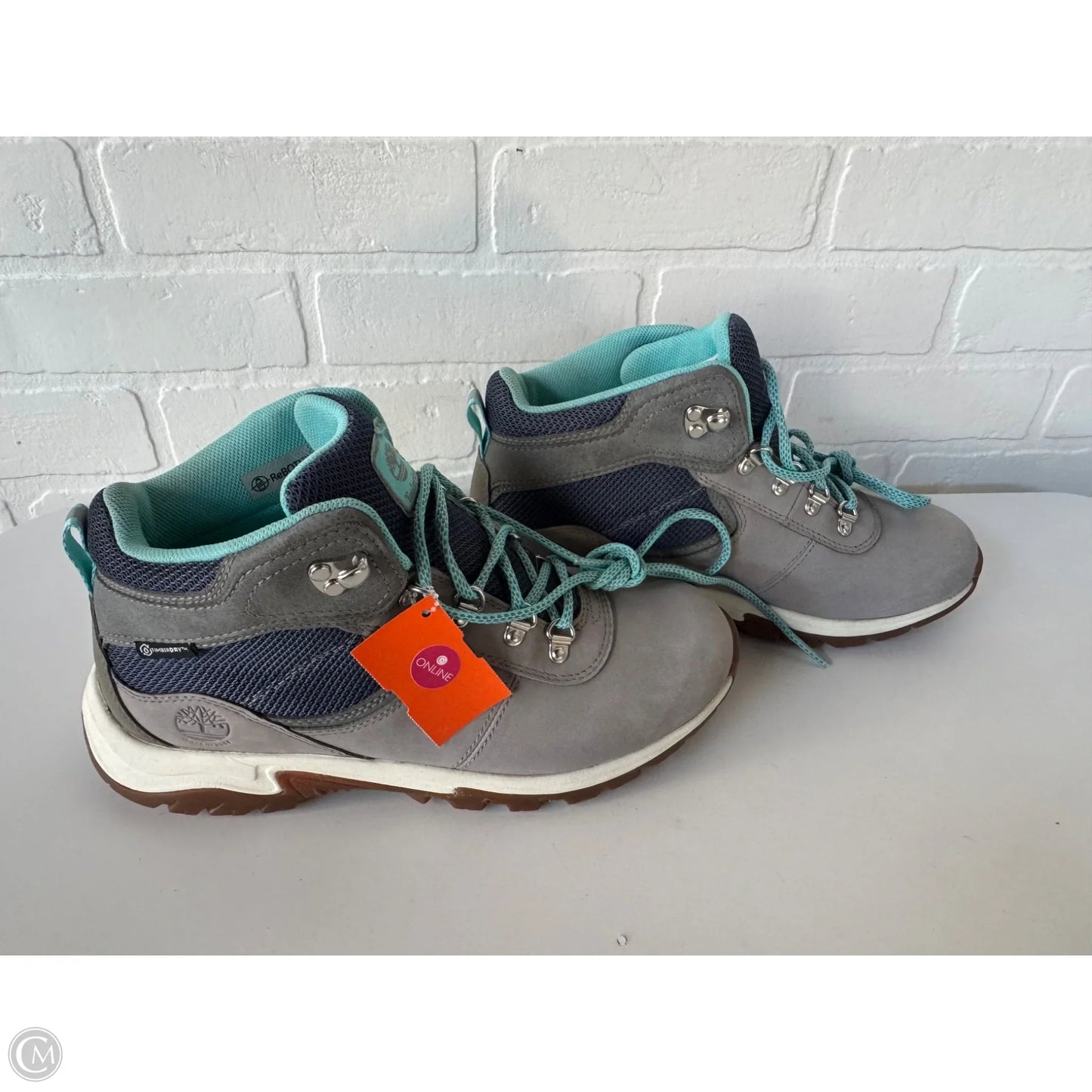 Boots Ankle Flats By Timberland In Grey, Size: 8.5