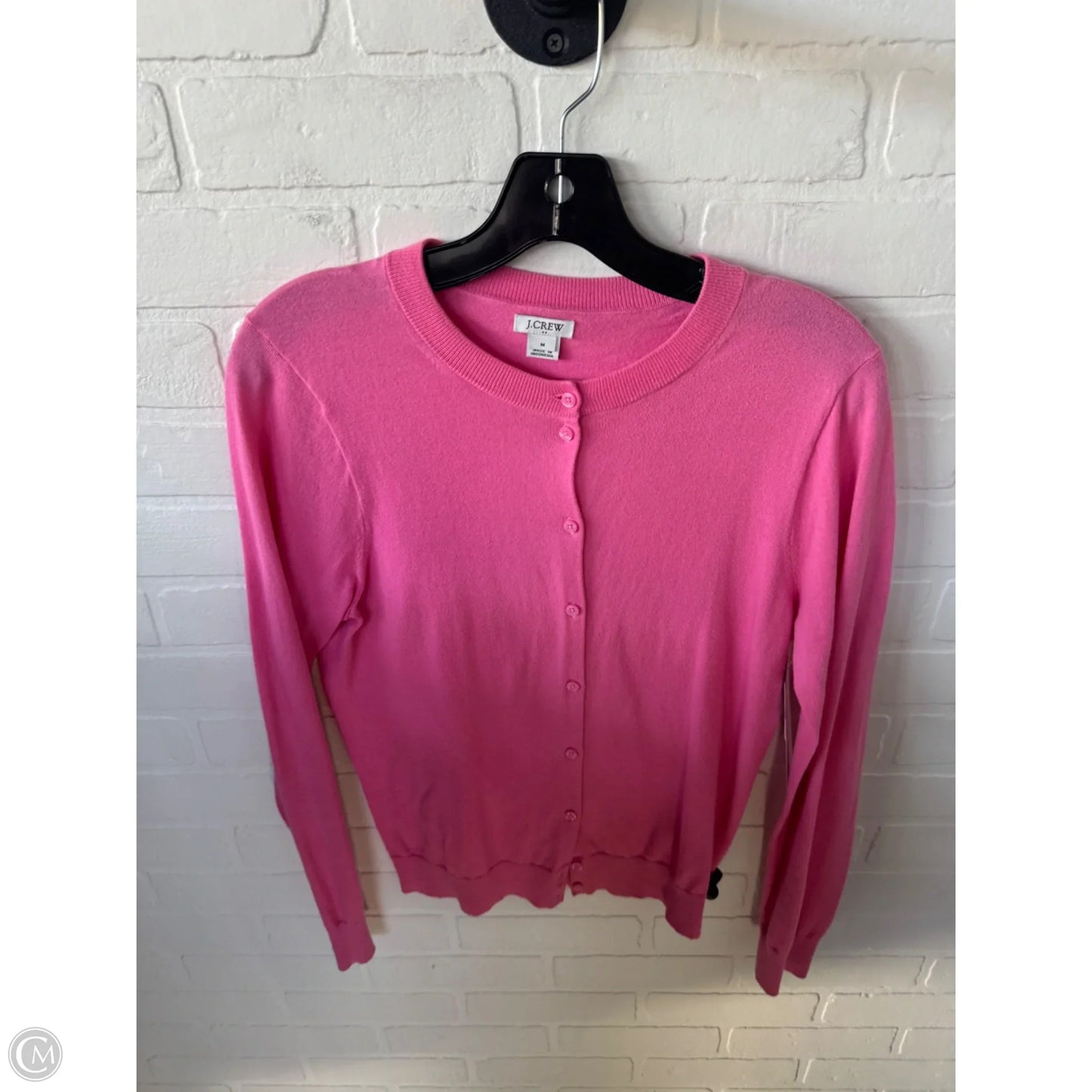 Sweater Cardigan By J. Crew In Pink, Size: M